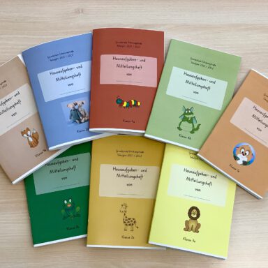 Unsere neuen Hausaufgabenhefte