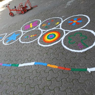 Spielangebot auf dem Schulhof